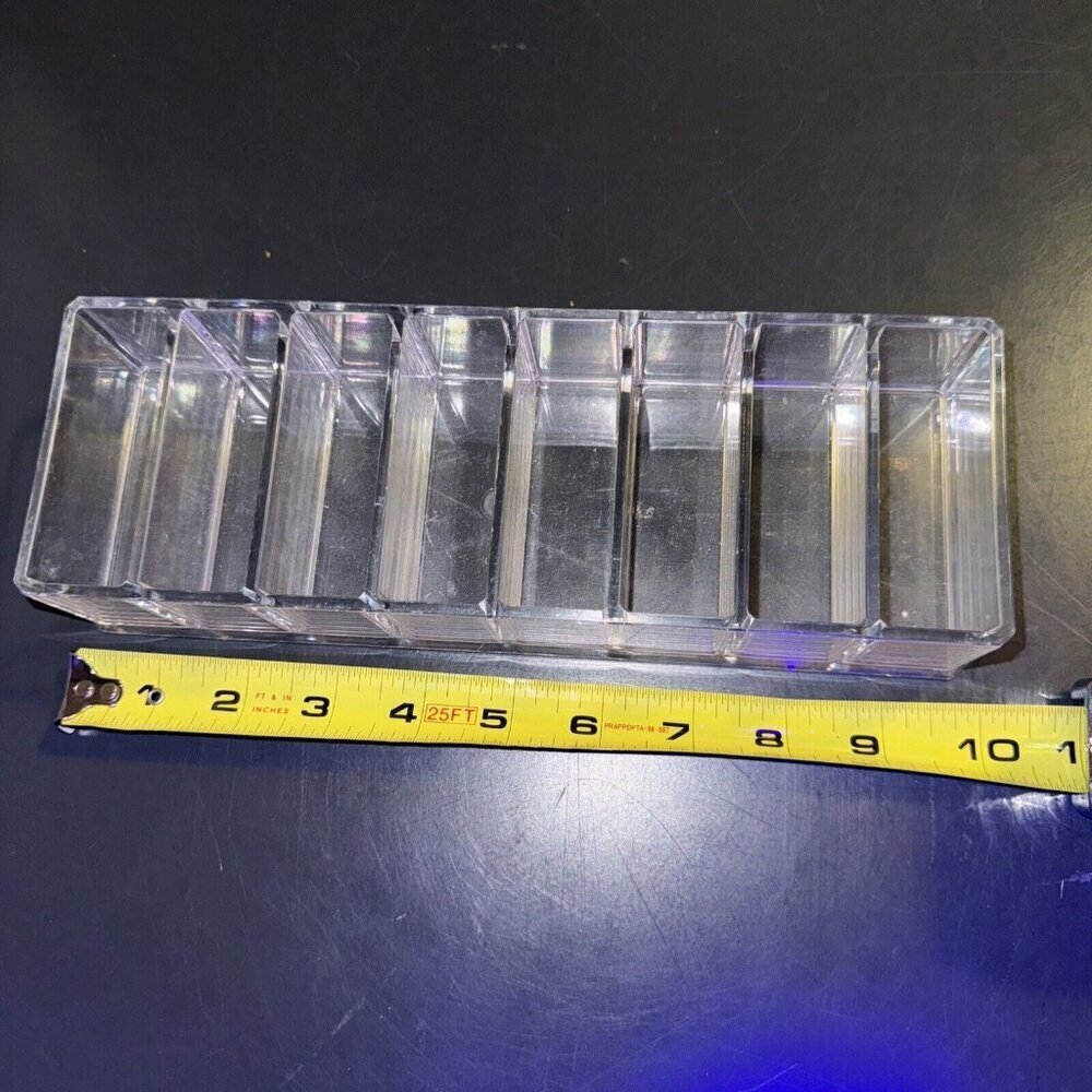 Cosmetic Storage Box Display Stand Transparent Acrylic Makeup Desktop 8